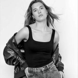 Body top dames basic By Jeanny met stretch – detail pasvorm