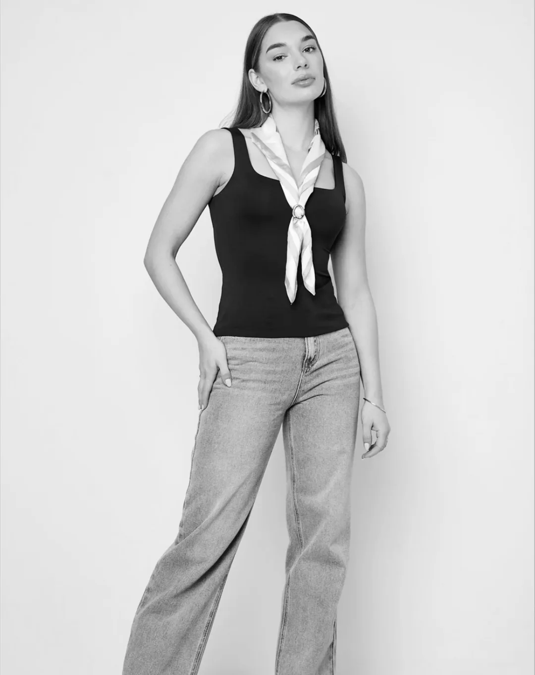 Body top dames basic By Jeanny met stretch – detail pasvorm