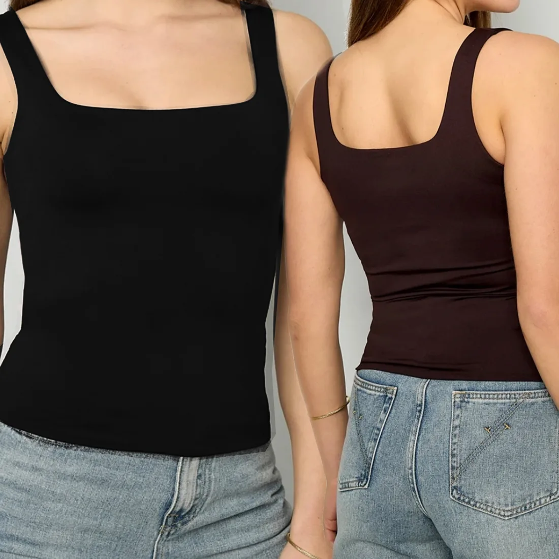 Body top dames basic By Jeanny met stretch – detail pasvorm